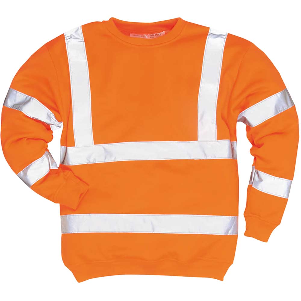 Portwest Class 3 Hi Vis Jumper Orange XL