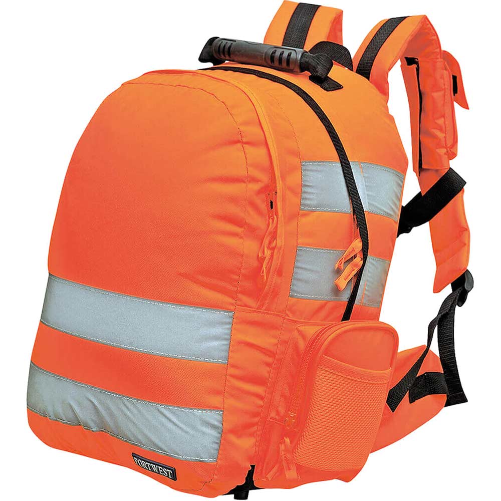 Portwest Quick Release Hi Vis Rucksack Orange