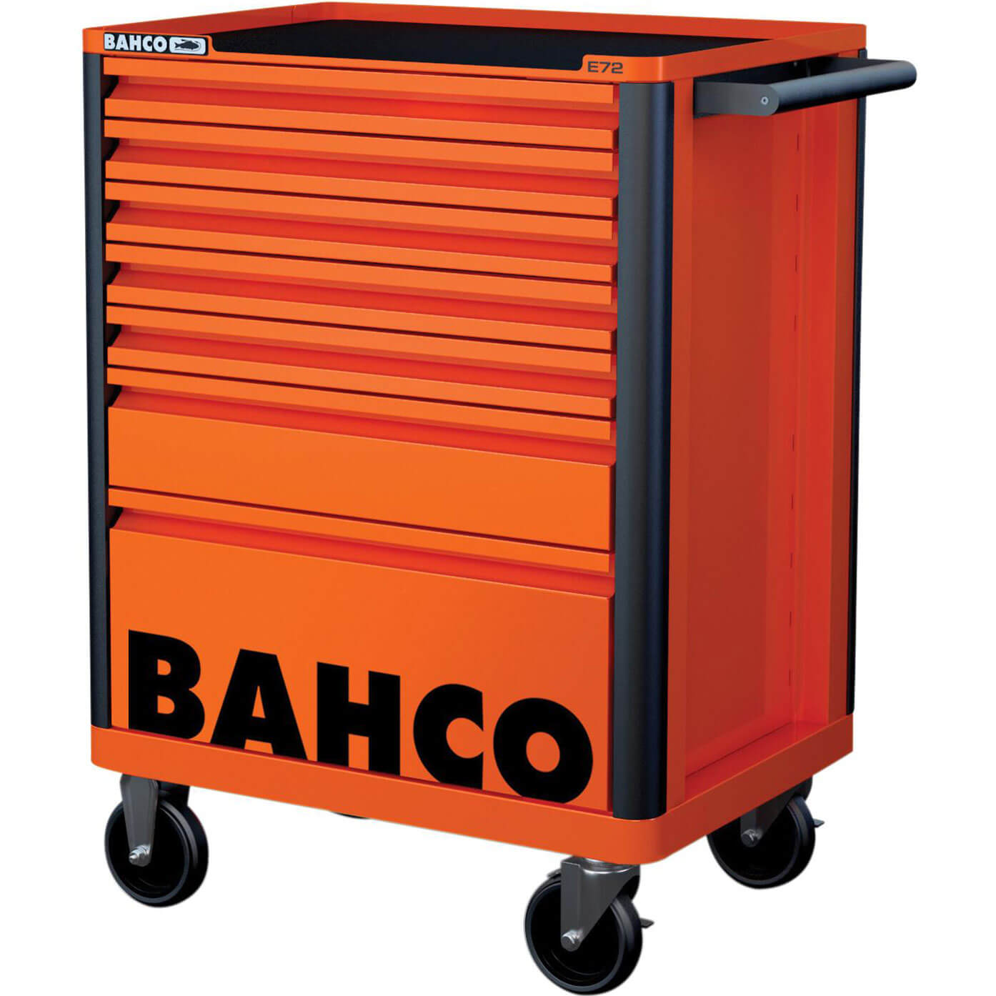 Image of Bahco 7 Drawer Tool Roller Cabinet Orange