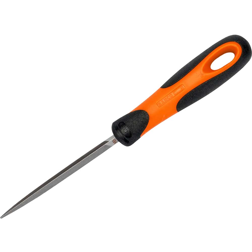 Bahco Ergo Hand Three Square File 8" / 200mm Second (Medium)