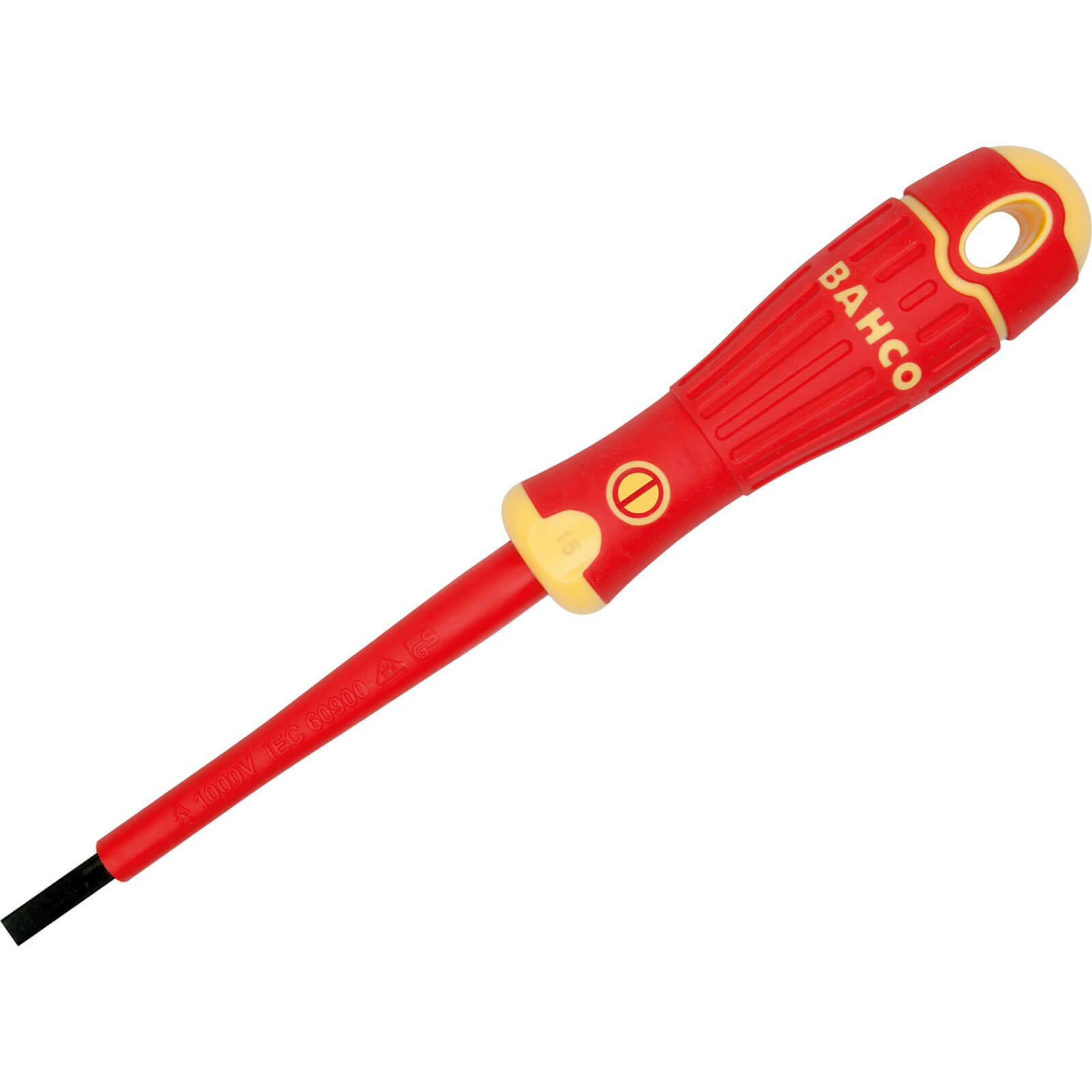 Photos - Screwdriver Bahco VDE Insulated Slotted  4mm 100mm 196040100 