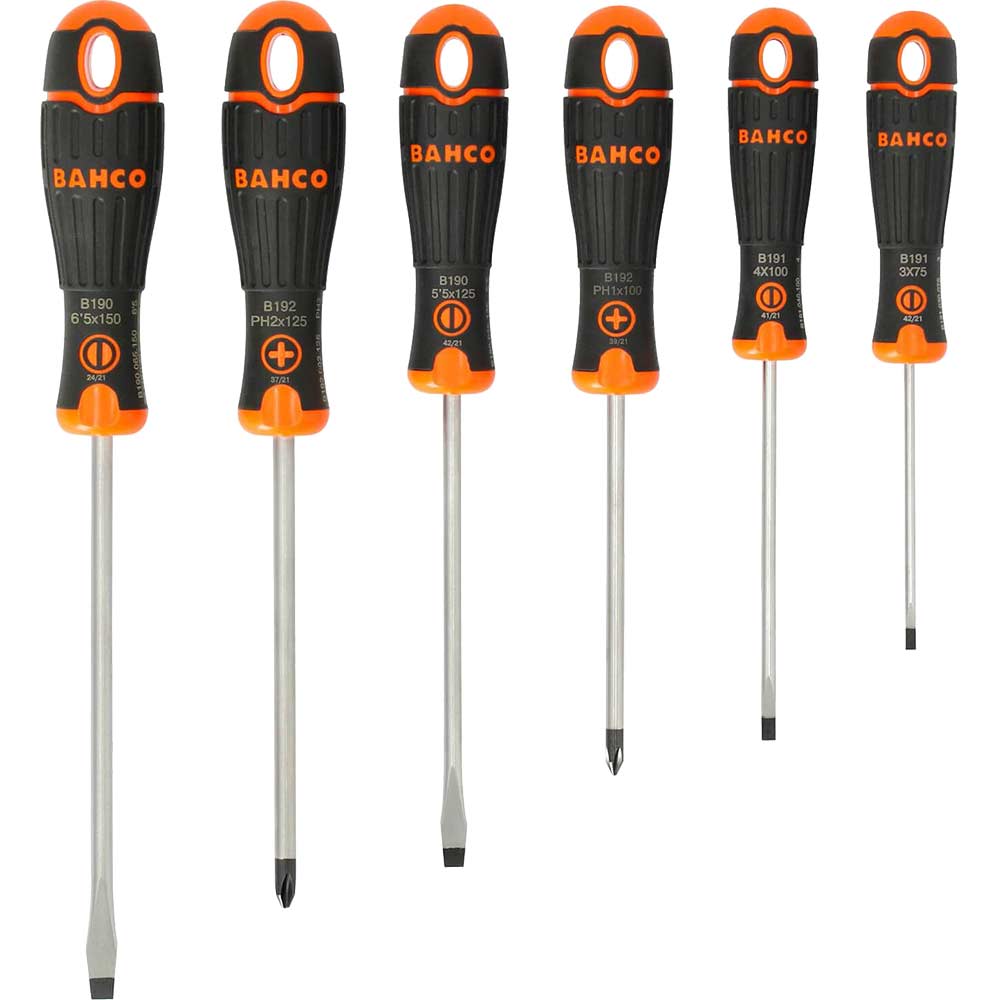 Bahco 6 Piece Screwdriver Set