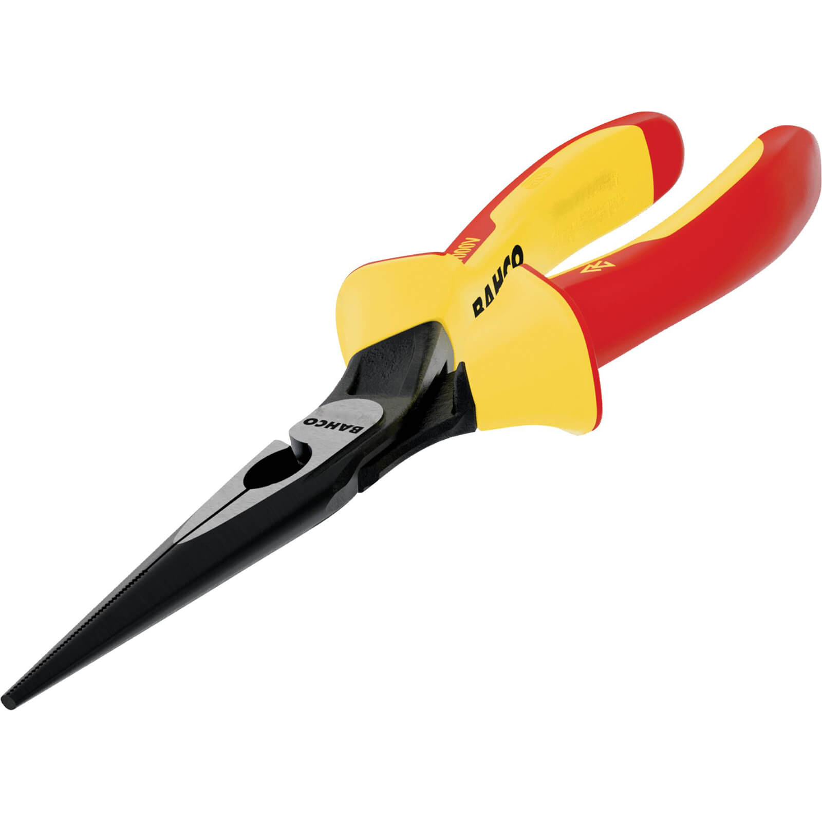 Image of Bahco 2430S ERGO Insulated Long Nose Pliers 160mm
