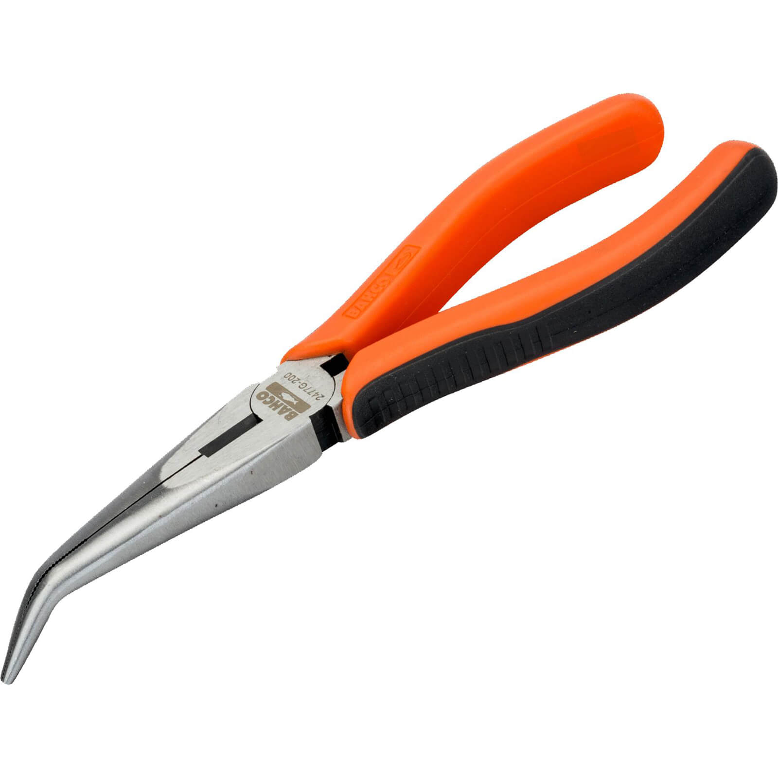 Image of Bahco 2477G Bent Snipe Nose Pliers 200mm