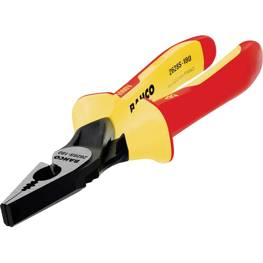 Image of Bahco 2628S ERGO Insulated Combination Pliers 180mm