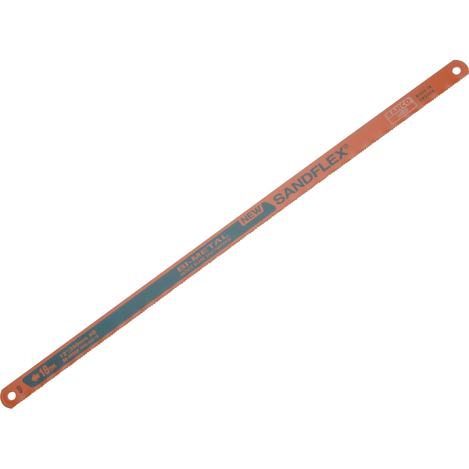 Image of Bahco Sandflex Bi Metal Hacksaw Blade 12" / 300mm 18tpi Pack of 10