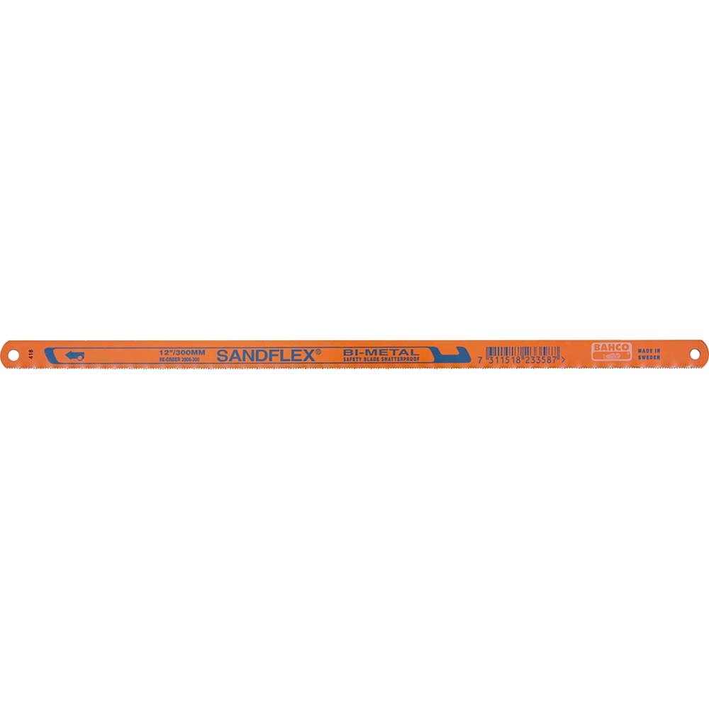Bahco Sandflex Bi Metal Hacksaw Blade 12" / 300mm 32tpi Pack of 10