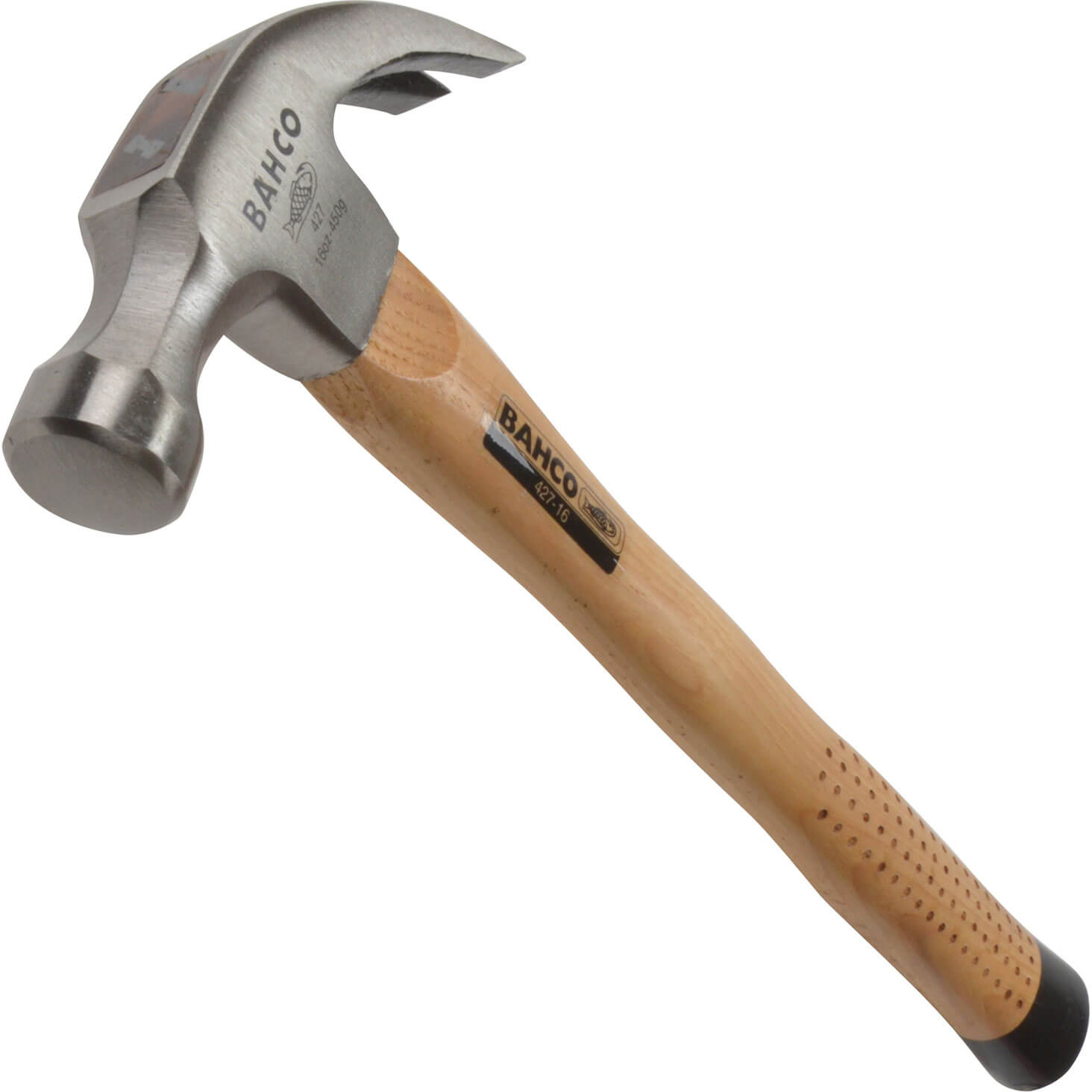 Image of Bahco Claw Hammer Hickory Handle 450g
