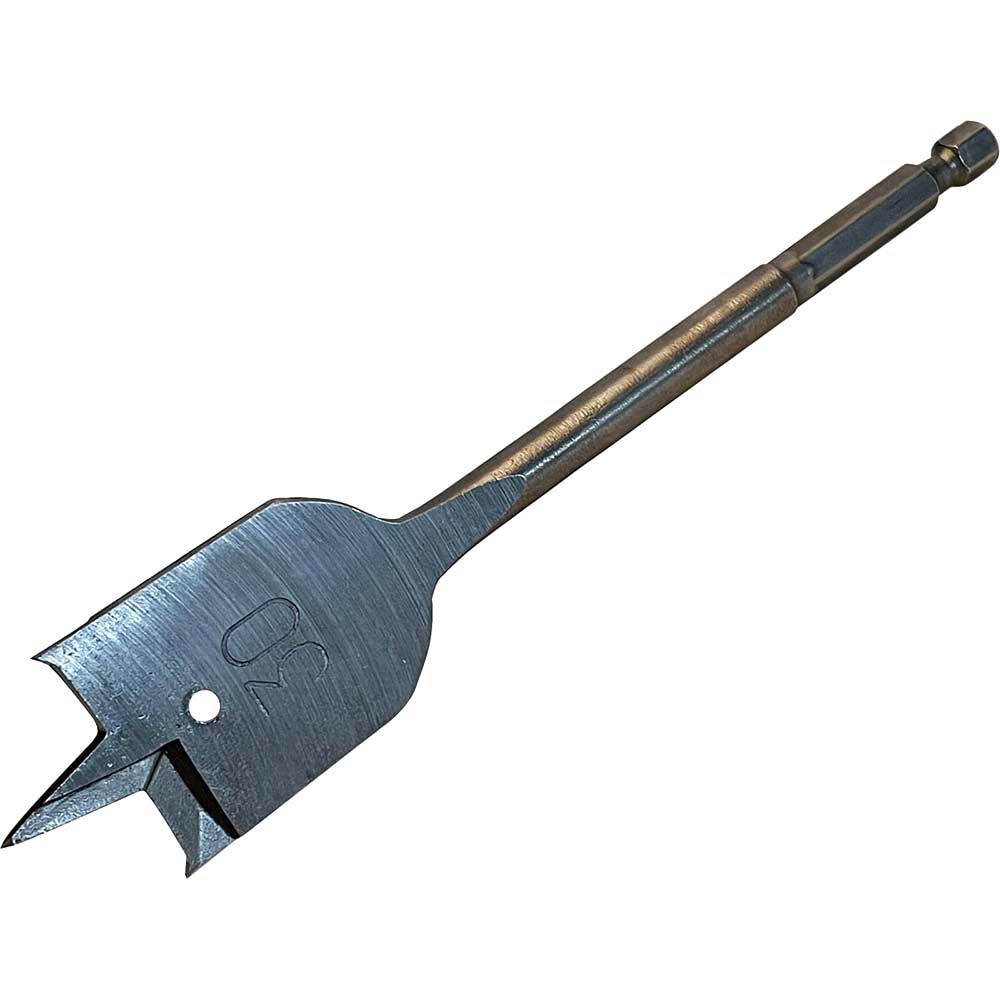 Bahco 9629 Hex Shank Flat Wood Drill Bit 30mm 75mm 152mm