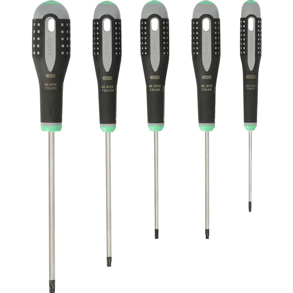 Bahco 5 Piece BE-9885 Ergo Screwdriver Set