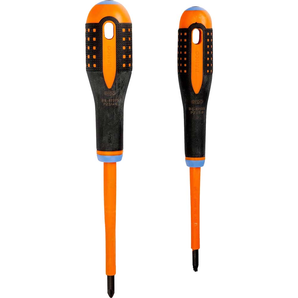 Image of Bahco 2 Piece Insulated ERGO Screwdriver Set