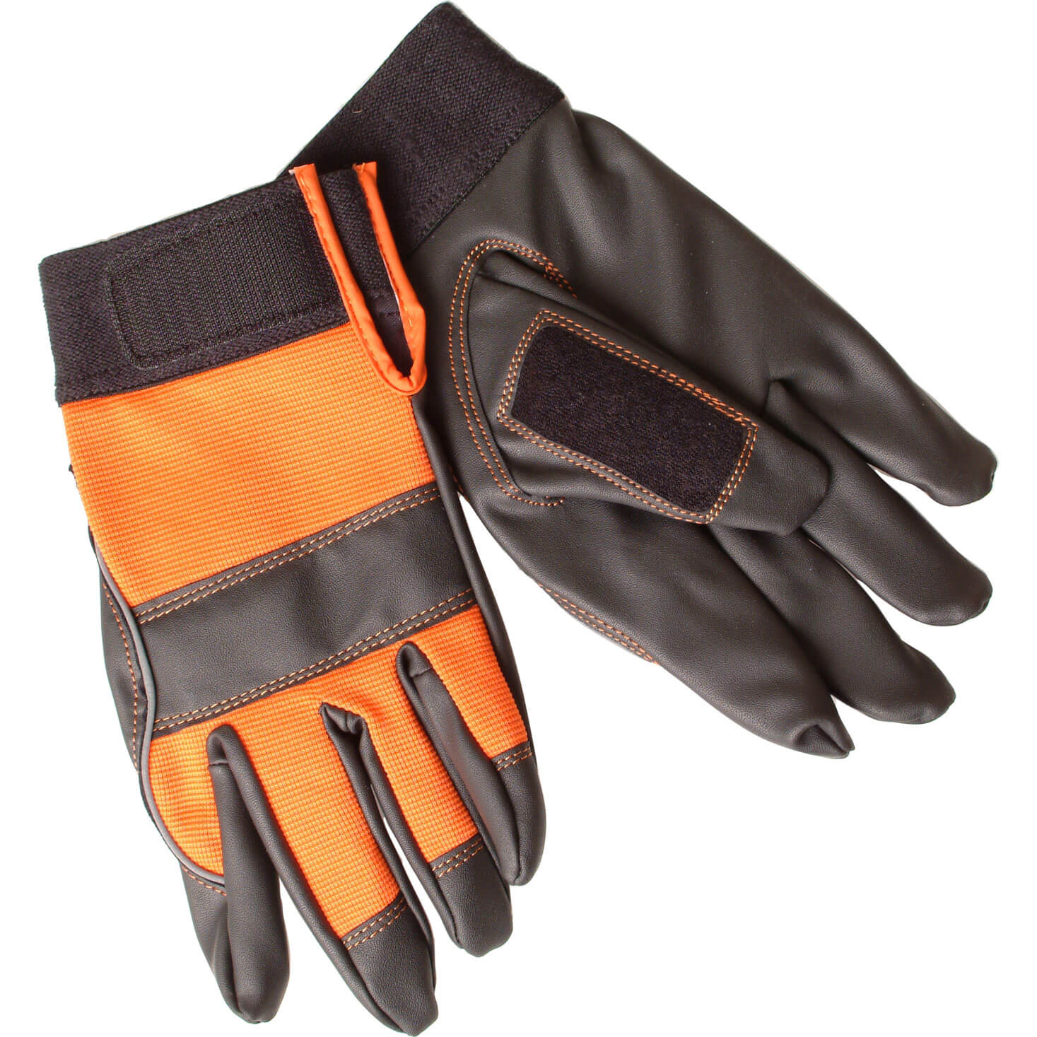 Image of Bahco Soft Grip Work Gloves Black / Orange M