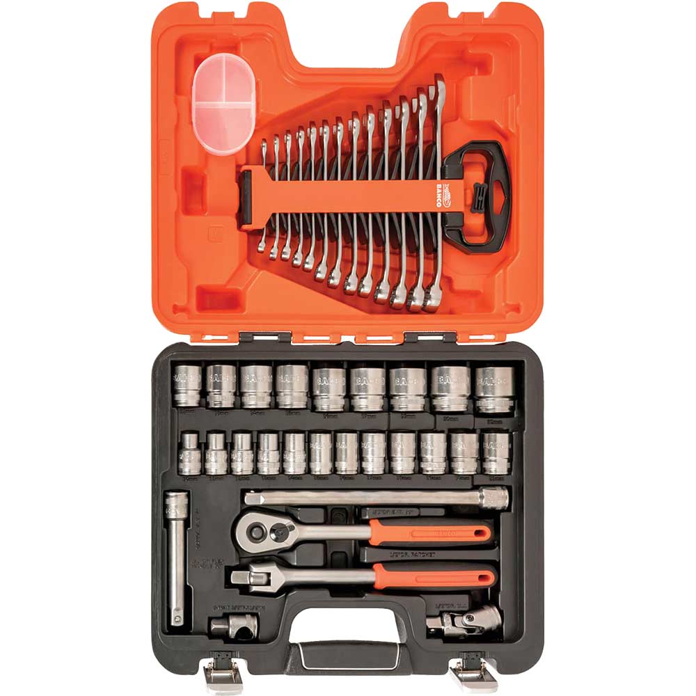 Bahco S400 40 Pieces 1/2In Drive Socket and Spanner Set 1/2