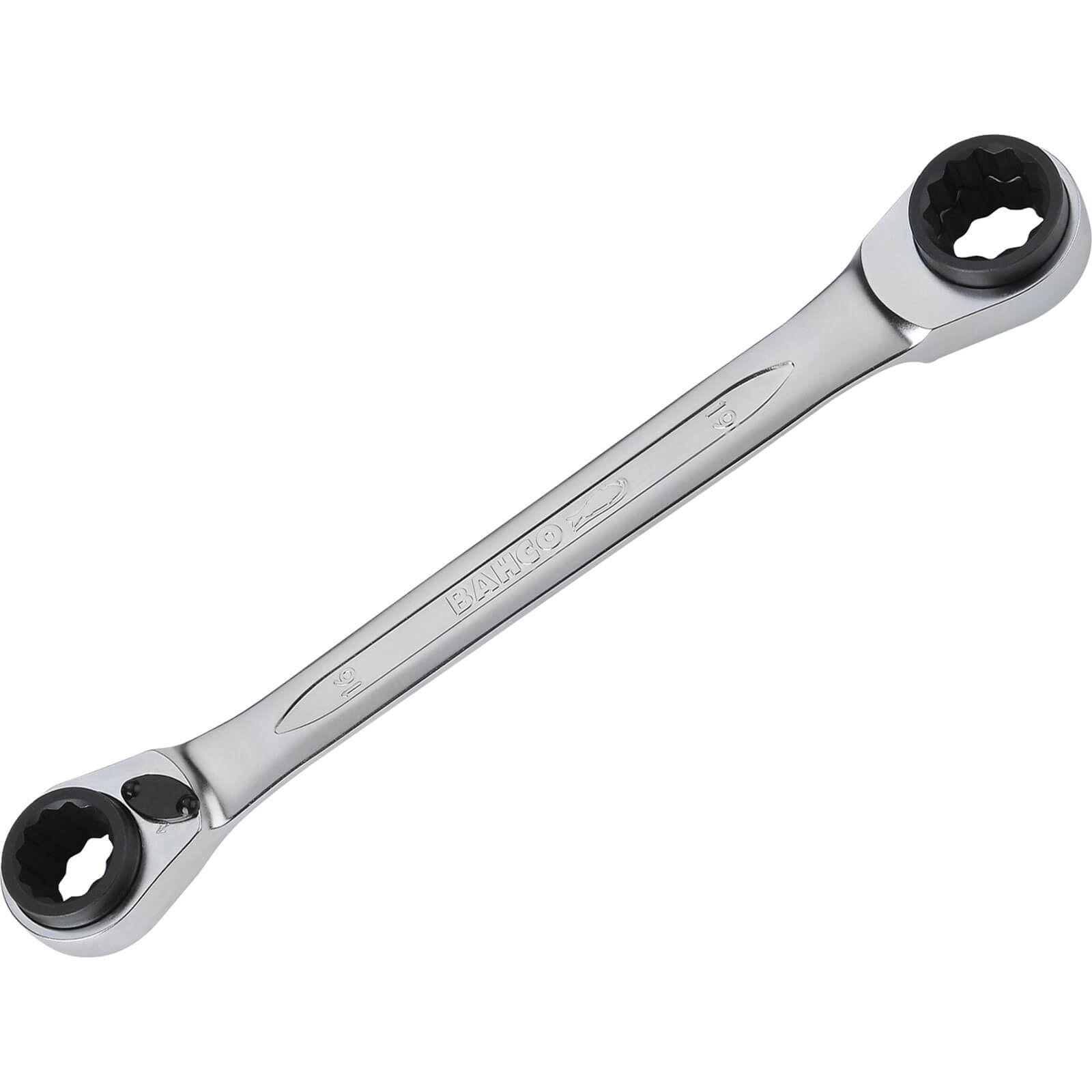 Bahco Reversible Ratchet Spanner 16mm x 19mm