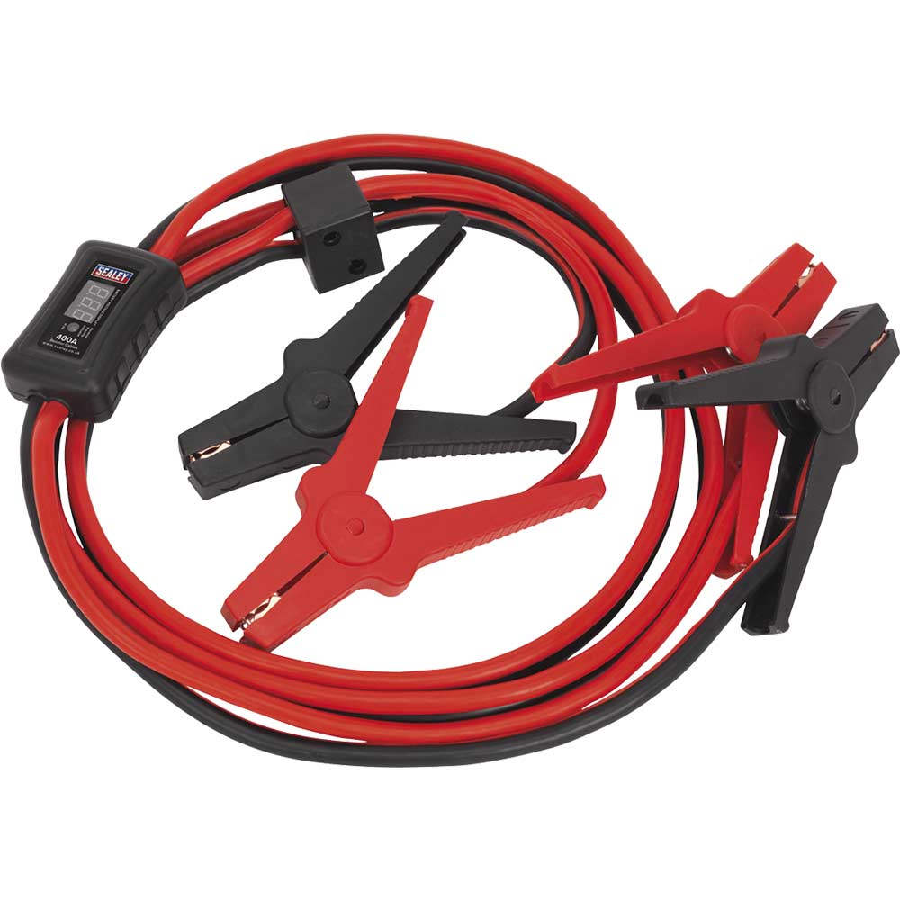 Sealey Booster Cable Jump Leads with Electronics Protection 16mm 3m