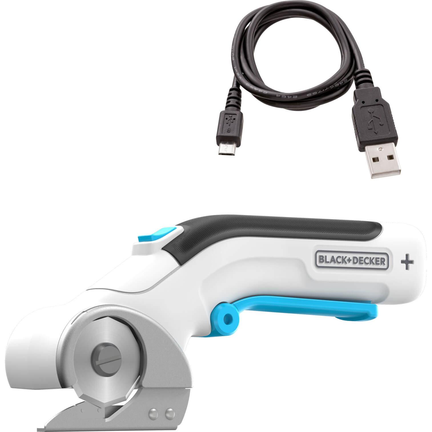 Image of Black and Decker BCRC115 3.6v Cordless Rotary Cutter 1 x 1.5ah Integrated Li-ion USB Charger No Case