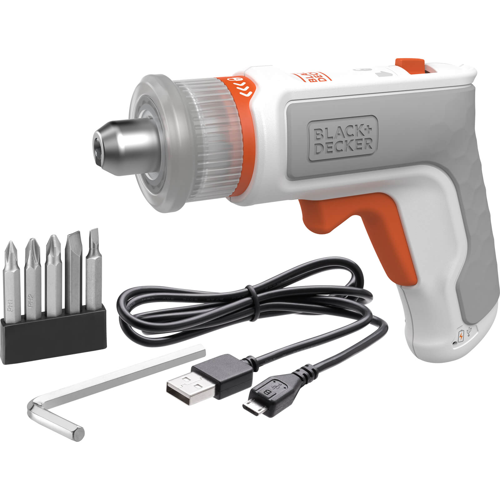 Image of Black and Decker 3.6v Cordless Furniture Assembly Tool 1 x 1.5ah Integrated Li-ion Charger No Case