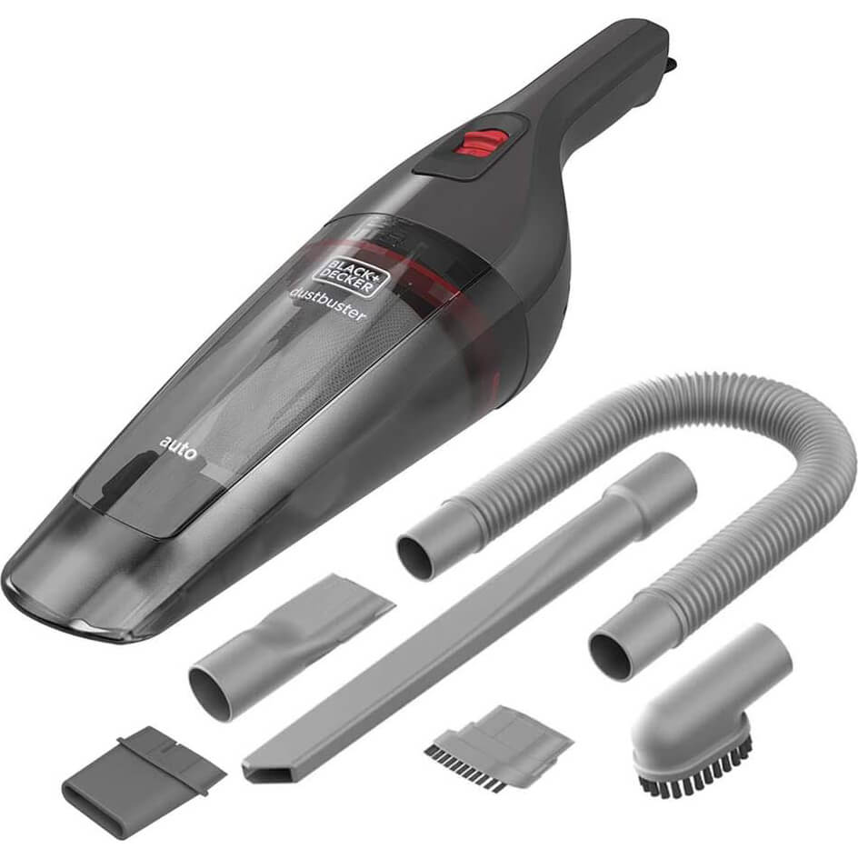 Image of Black and Decker NVB12AVA 12v Auto Dustbuster and Accessories