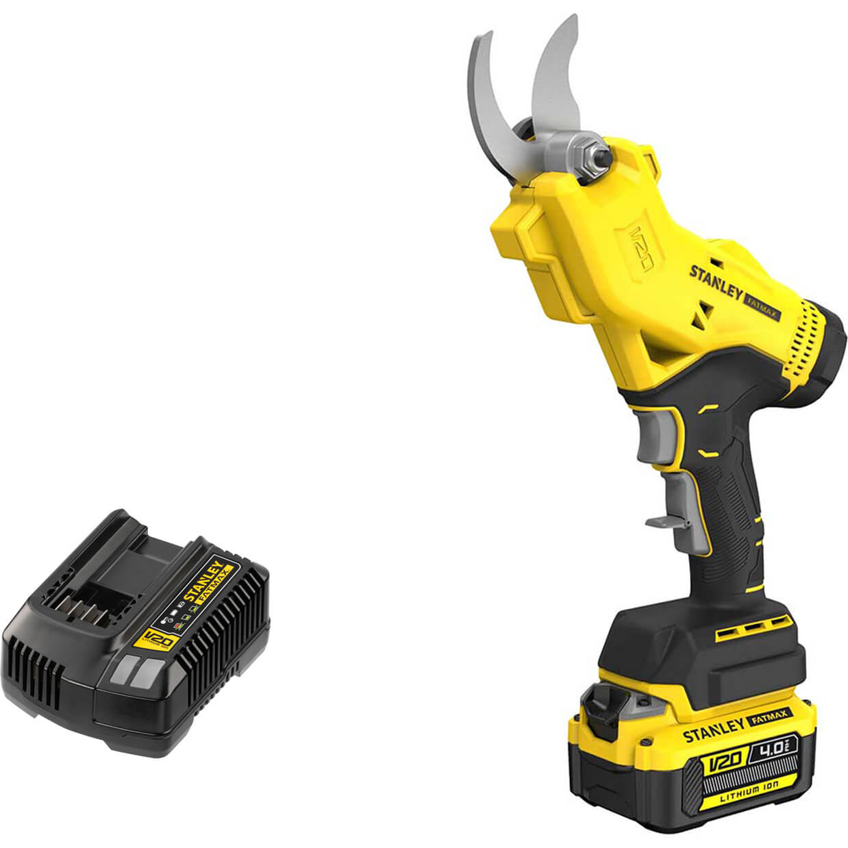 Stanley Fatmax V20 SFMCPP32 18v Cordless Power Pruner 1 x 4ah Li-ion Battery Charger