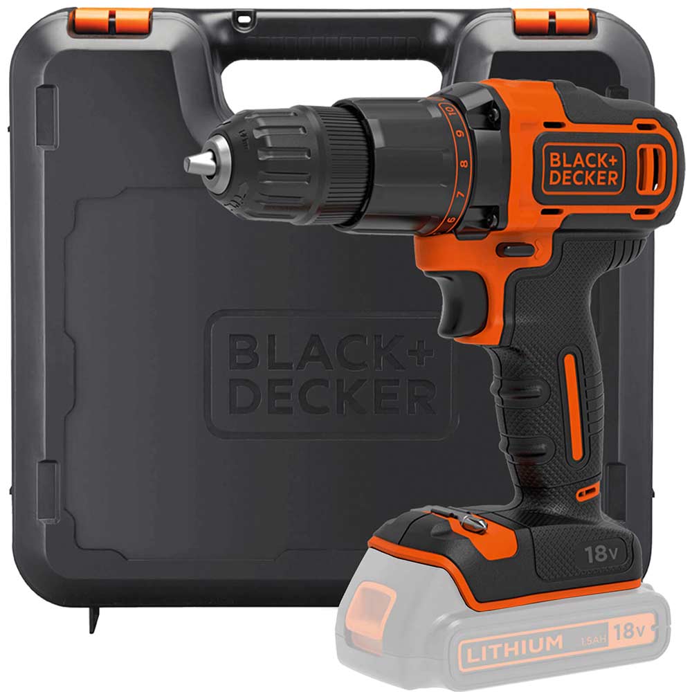 Image of Black and Decker BCD700S 18v Cordless Combi Drill No Batteries No Charger Case