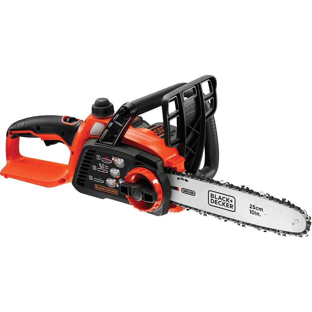 Black and Decker GKC1825L 18v Cordless Chainsaw 250mm | Chainsaws