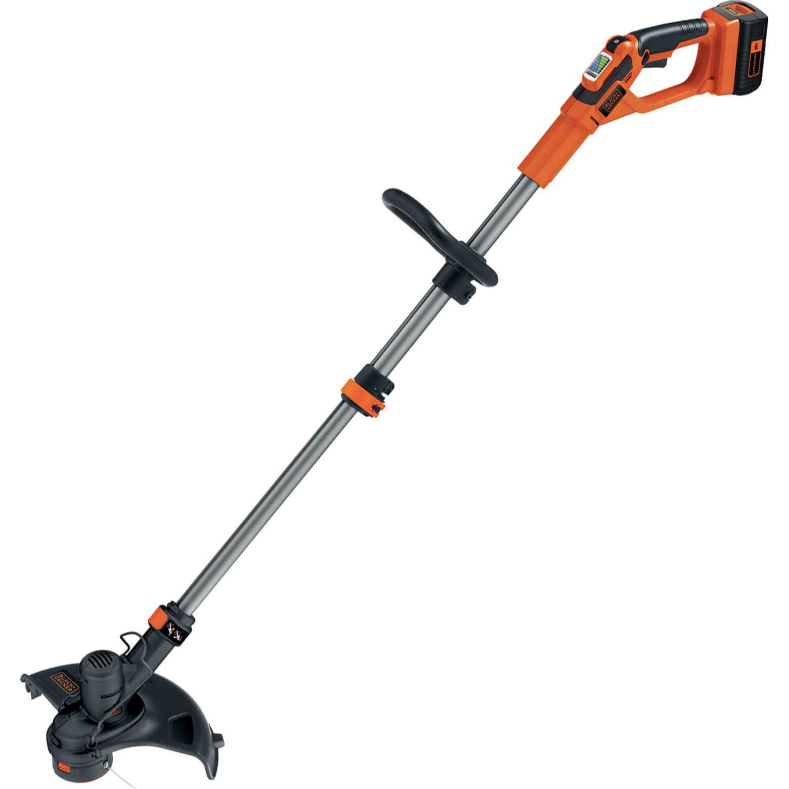 Image of Black and Decker GLC3630L 36v Cordless Telescopic Grass Trimmer 300mm 1 x 2ah Li-ion Charger