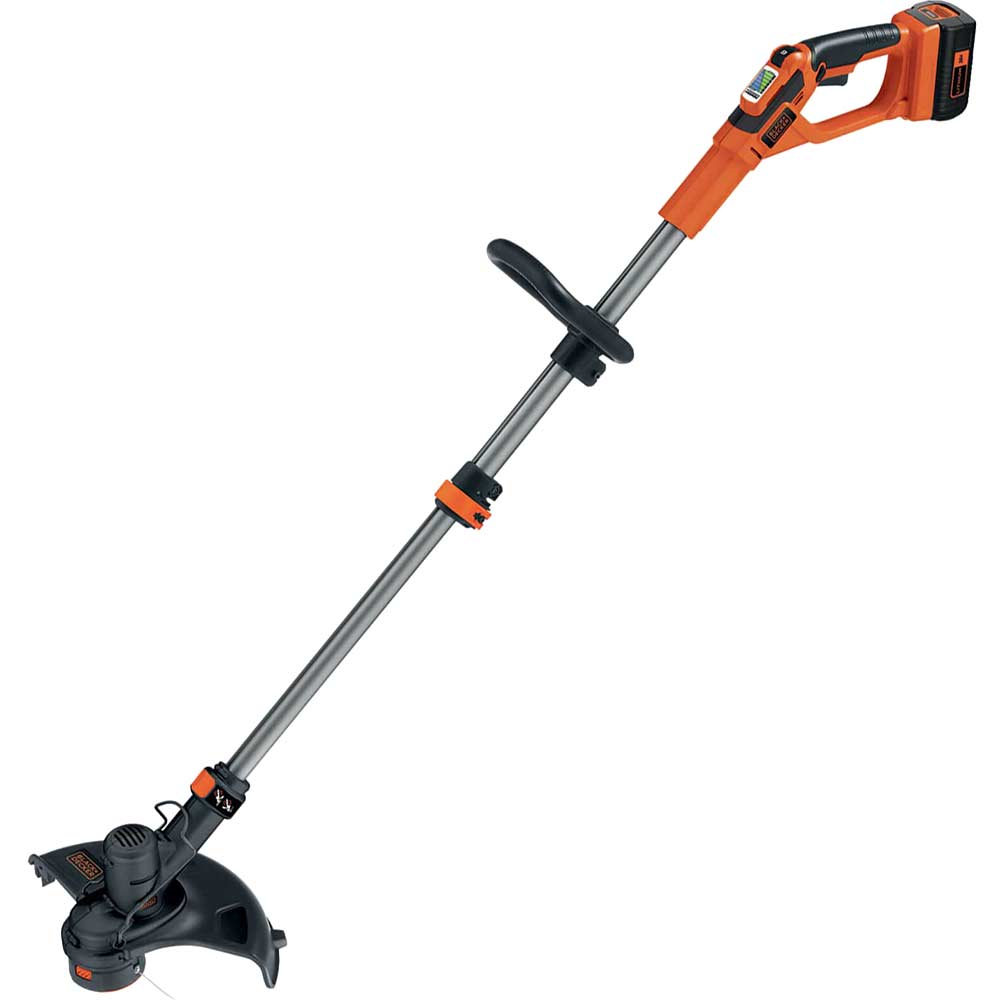 black and decker grass trimmer battery