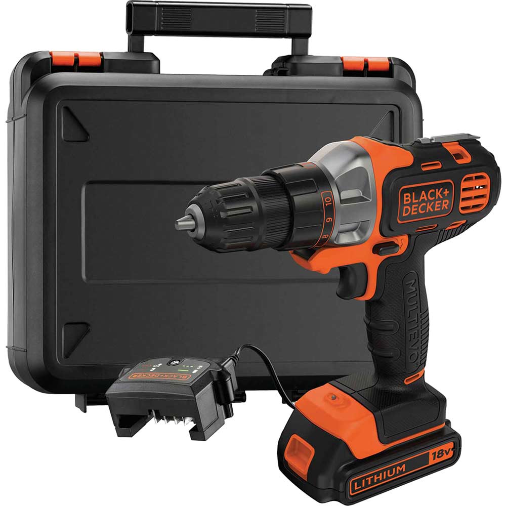 Image of Black and Decker MT218K MULTiEVO 18v Cordless Multi Tool 1 x 1.5ah Li-ion Charger Case