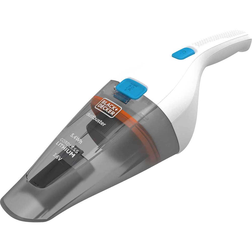 Black and Decker NVC115JL 3.6v Cordless Dustbuster Hand Vacuum 1 x 1.5ah Integrated Li-ion Charger No Case