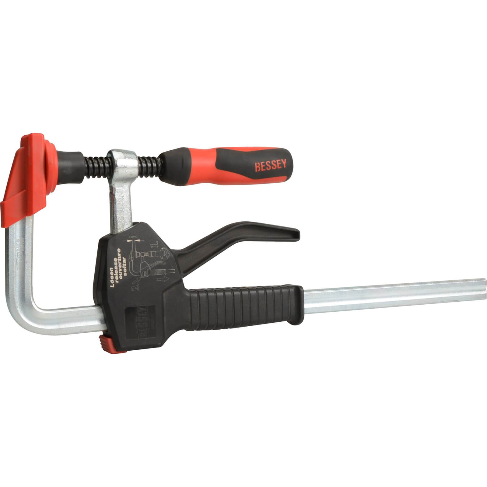 Image of Bessey One Handed EHZ Powergrip Clamp 300mm 100mm