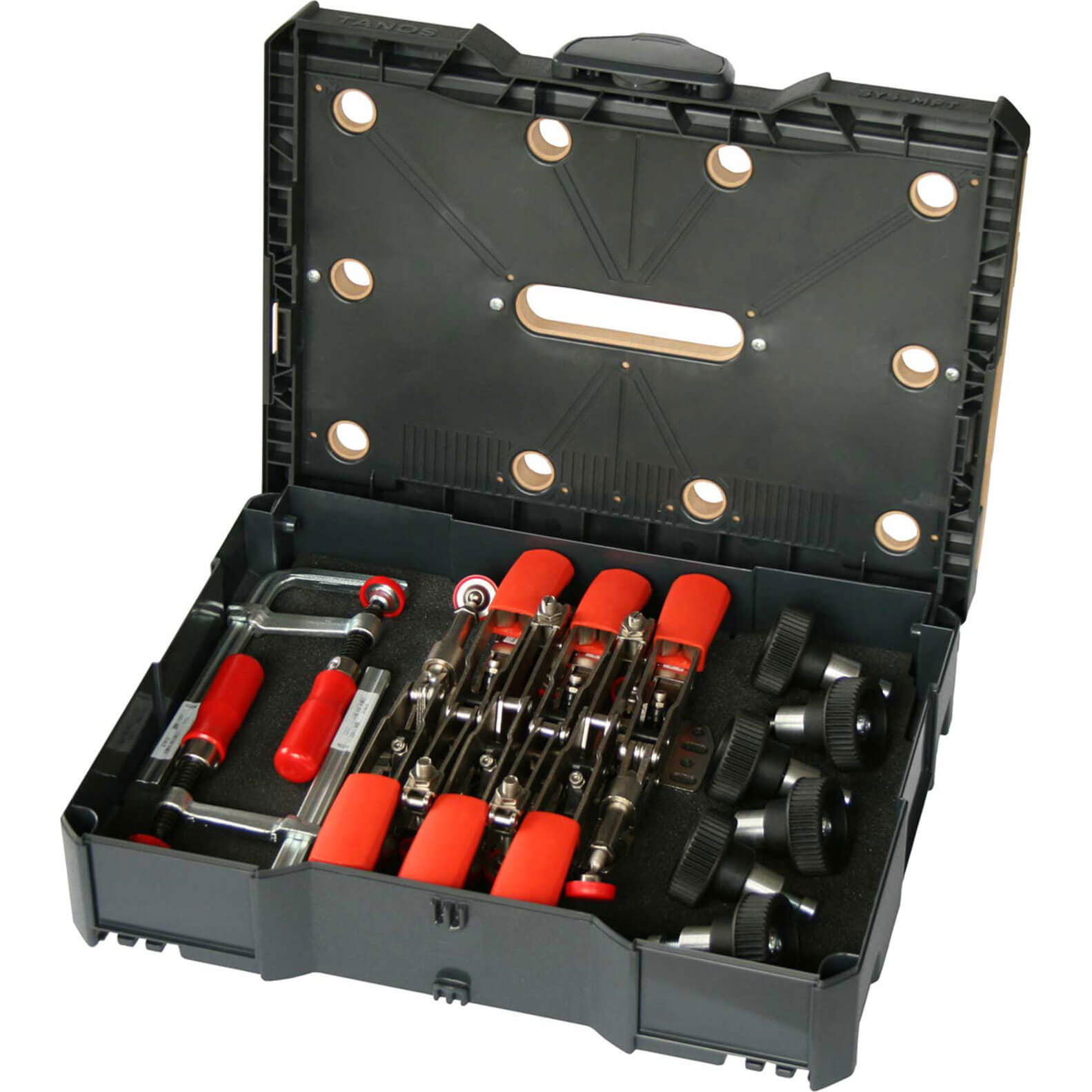Image of Bessey STC-S-MFT 14 Piece Clamp Set in Worktop Systainer Case