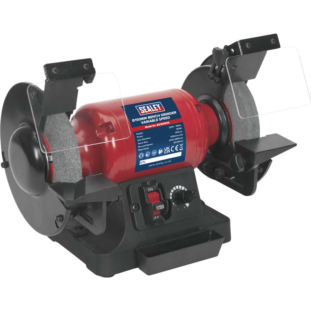 Sealey BG150WVS Bench Grinder 150mm Variable Speed 240v