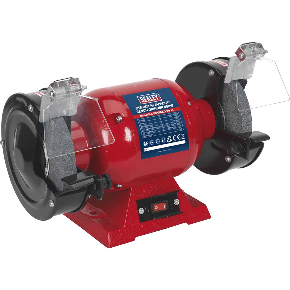 Sealey BG150XD 150mm Bench Grinder Heavy-Duty 240v