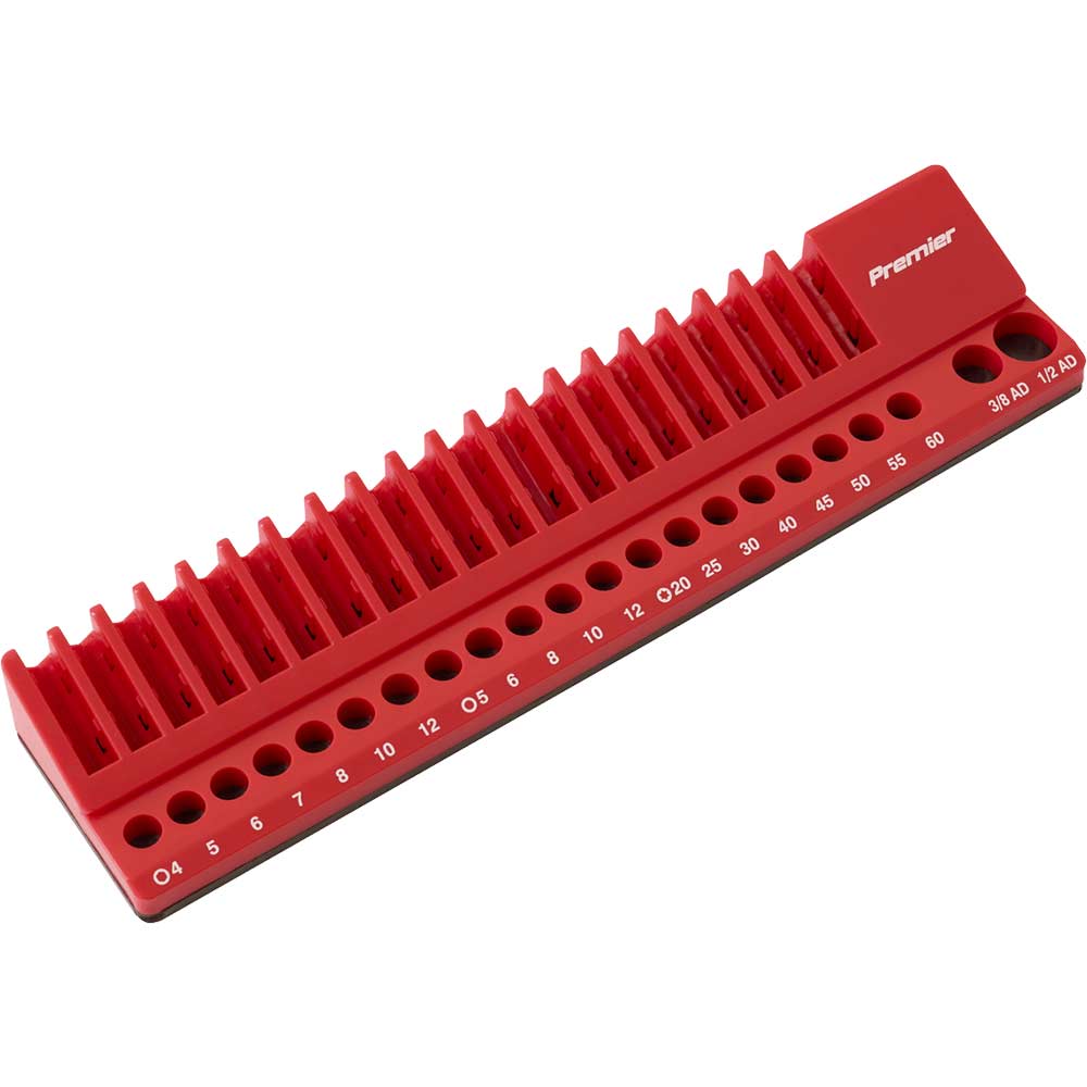 Sealey Magnetic 10mm Hex Shank Screwdriver Bit Storage Rack in UK Specification