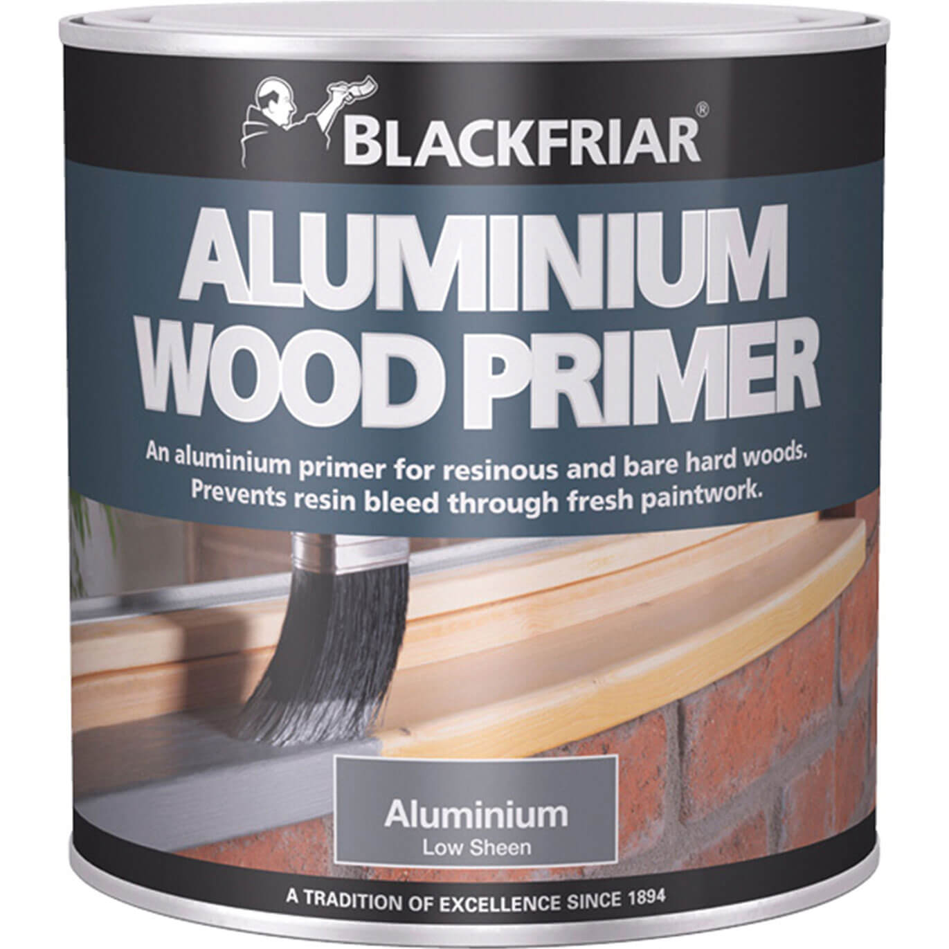 Image of Blackfriar Aluminium Wood Primer Aluminium 250ml