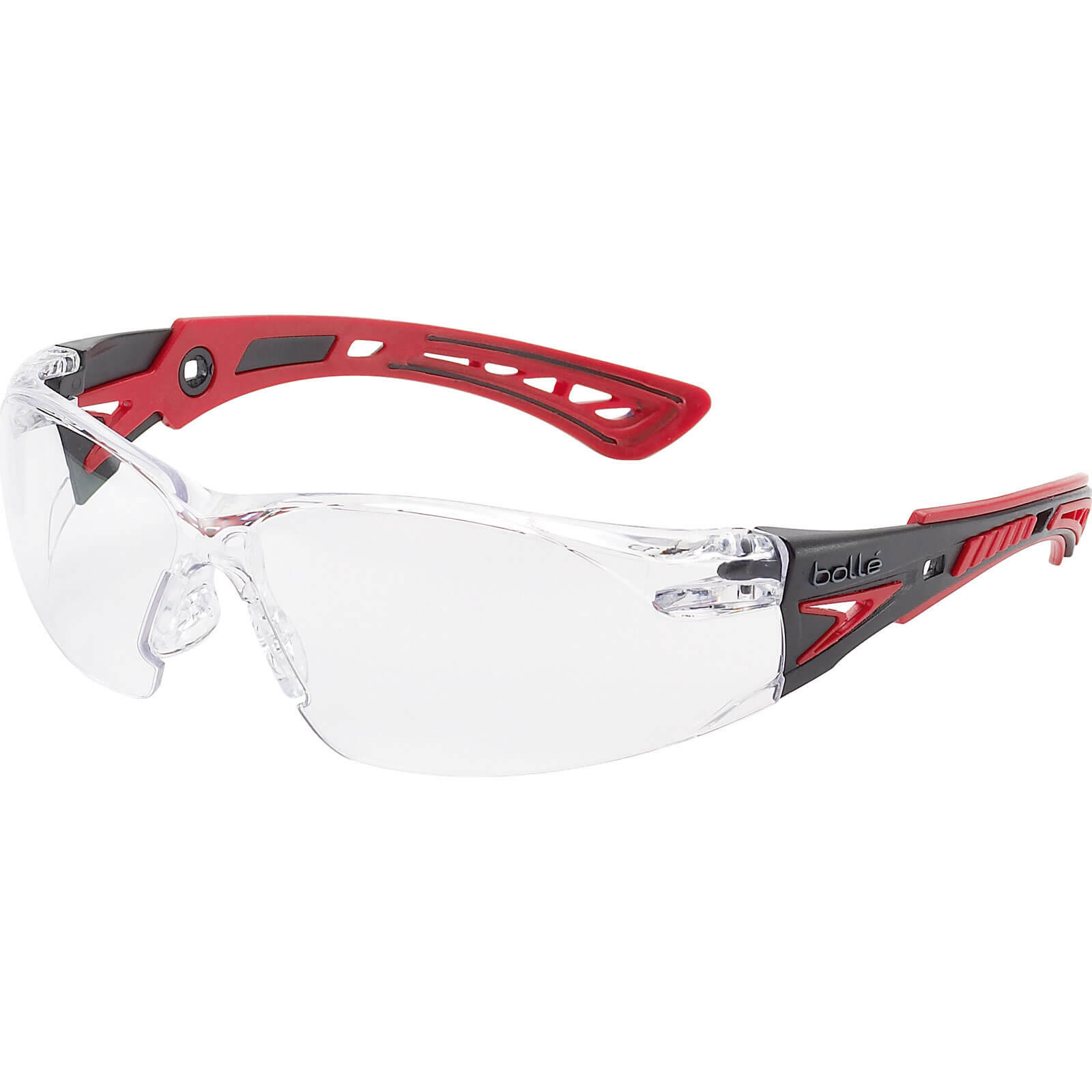 Image of Bolle Rush+ RUSHPPSI Adjustable Bridge Clear Safety Glasss