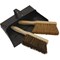 Sealey 3 Piece Metal Dustpan and Brush Set  Sealey 3 Piece Metal Dustpan and Brush Set