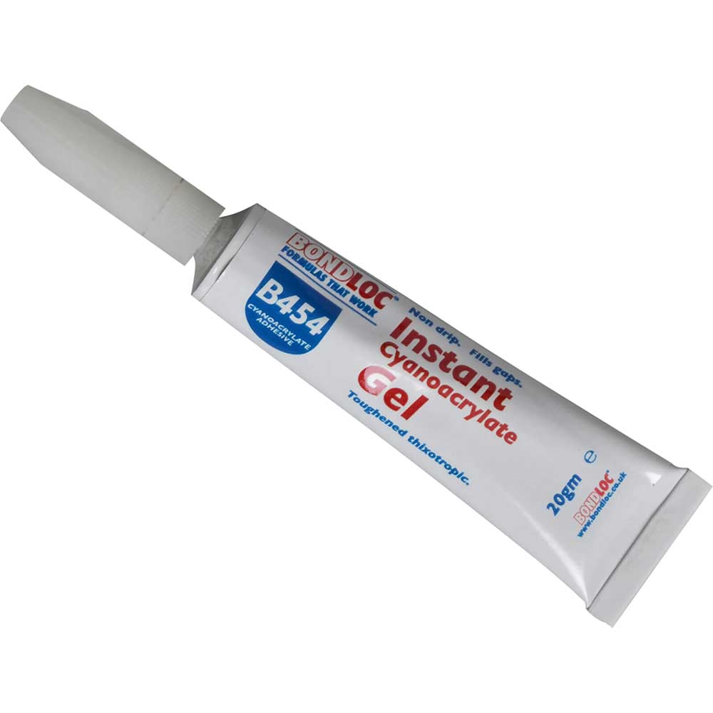 Photos - Sealant / Adhesive Bondloc B454 Thixotropic Non Drip Cyanoacrylate Adhesive Gel 20g B454-20