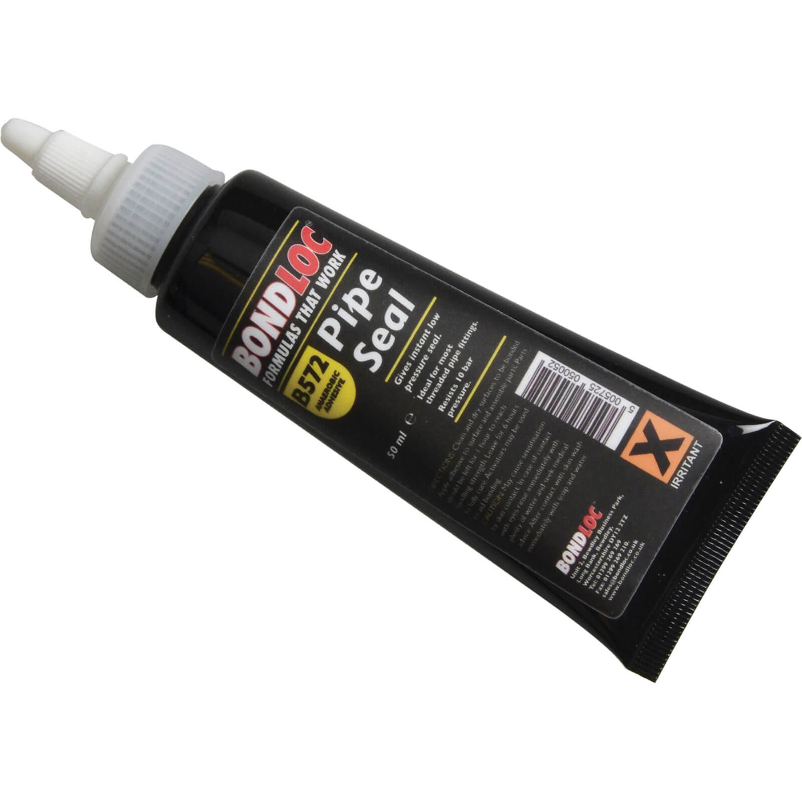 Image of Bondloc B572 Pipeseal Slow Cure Sealant for Pipes and Fittings 50ml