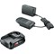 Bosch Genuine GREEN P4A 18v Cordless Li-ion Battery 1.5ah and Standard Charger Bosch Genuine GREEN P4A 18v Cordless Li-ion Battery 1.5ah and Standard Charger