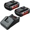 Bosch Genuine GREEN 36v Cordless Li-ion Twin Battery 2ah and Charger  Bosch Genuine GREEN 36v Cordless Li-ion Twin Battery 2ah and Charger
