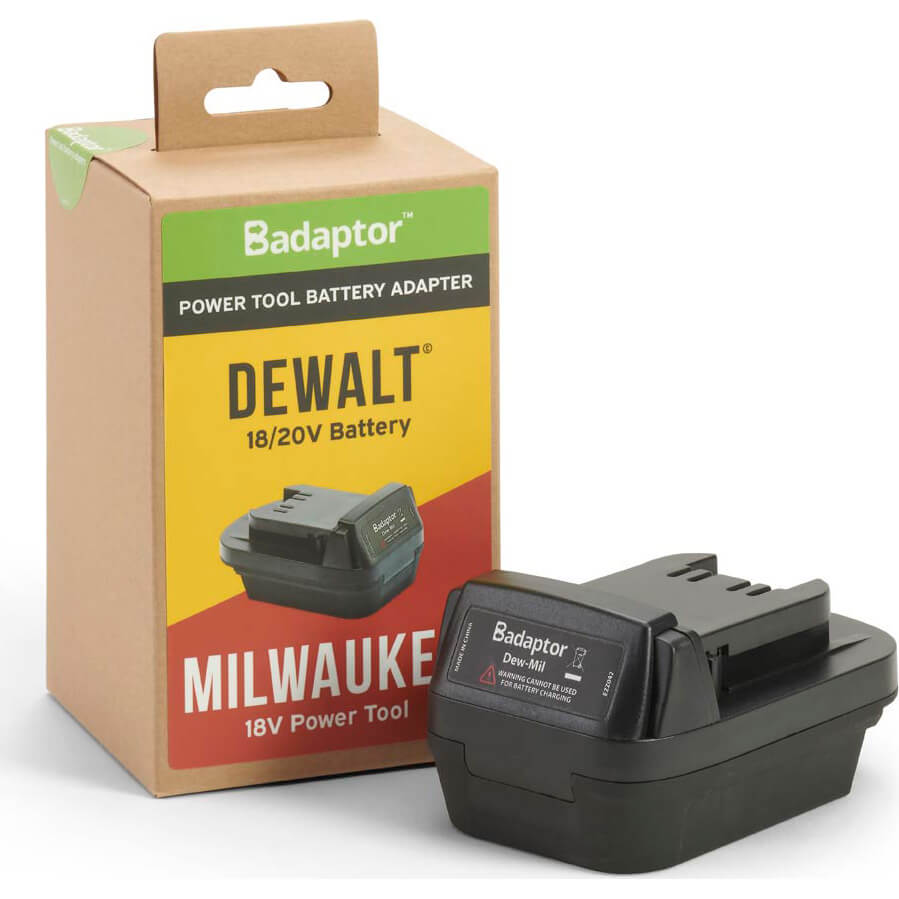 Image of Badaptor Battery Adaptor DeWalt 18v Battery to Milwaukee Power Tools