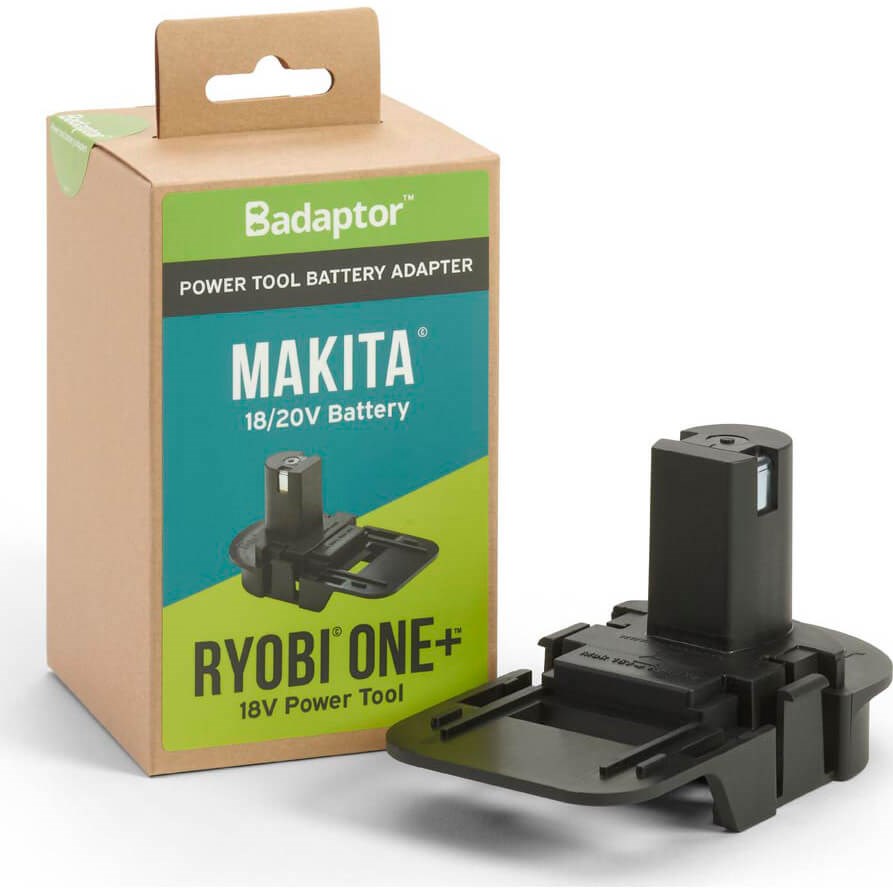 Badaptor Battery Adaptor Makita 18v Battery to Ryobi One+ Power