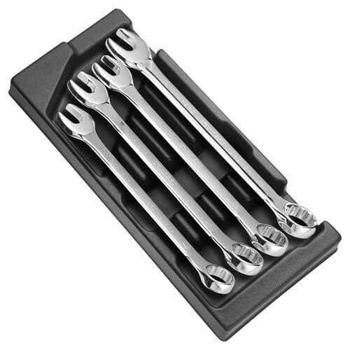 Image of Expert by Facom 4 Piece Combination Spanner Set in Module Tray