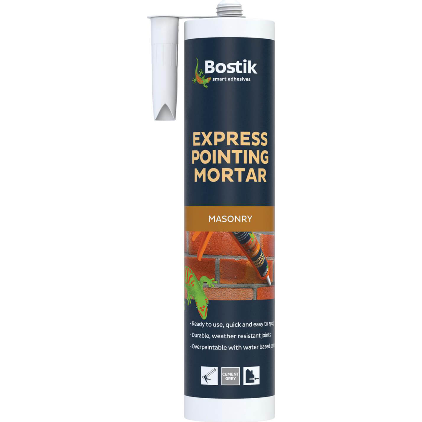 Photos - Sealant / Adhesive Bostik Express Pointing Mortar Grey 310ml 30615032 