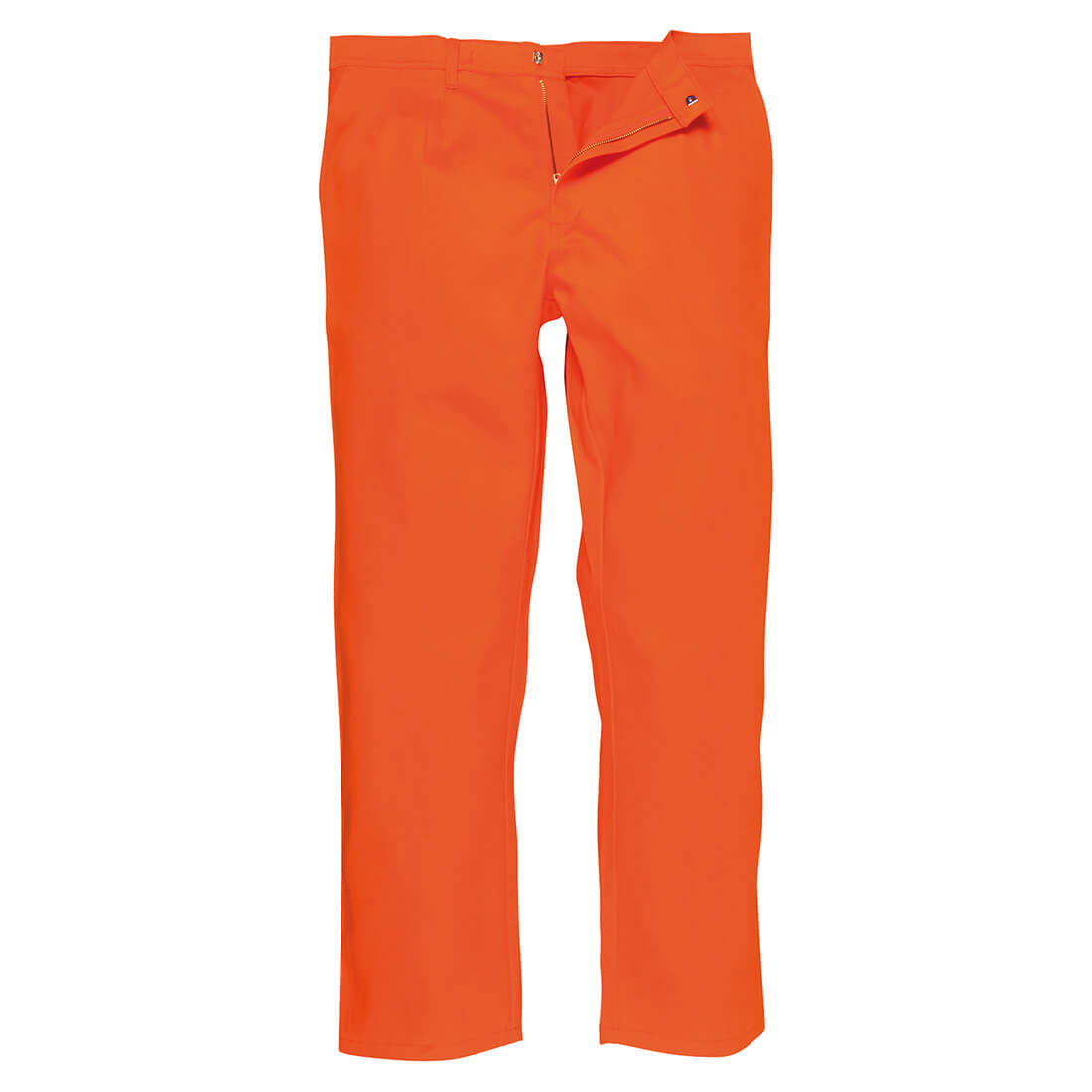 Image of Biz Weld Mens Flame Resistant Trousers Orange 2XL 32"