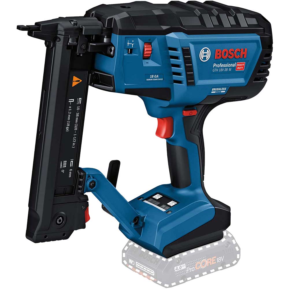 Bosch GTH 18V-38 M 18v Cordless Narrow Crown Stapler No Batteries No Battery Charger No Case