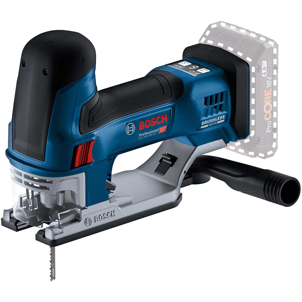 Bosch GST 18V-155 SC 18v Cordless Brushless Jigsaw No Batteries No Battery Charger No Case