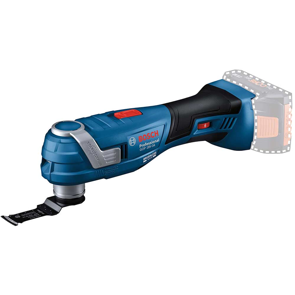 Bosch GOP 18V-34 18v Cordless Brushless Starlock Plus Oscillating Multi Tool No Batteries No Battery Charger No Case