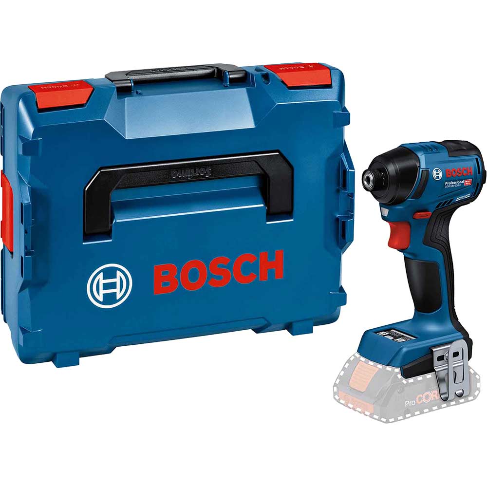 Bosch GDR 18v-220 C 18v Cordless Brushless Impact Driver No Batteries No Battery Charger Case